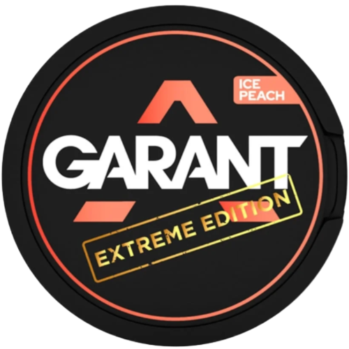 Garant Ice Peach Extreme Slim Portion, starke Nikotinbeutel mit intensivem Pfirsichgeschmack