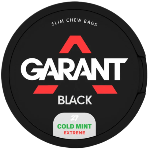Garant Cold Mint Extreme slim nicotine pouches – premium quality with refreshing mint flavor
