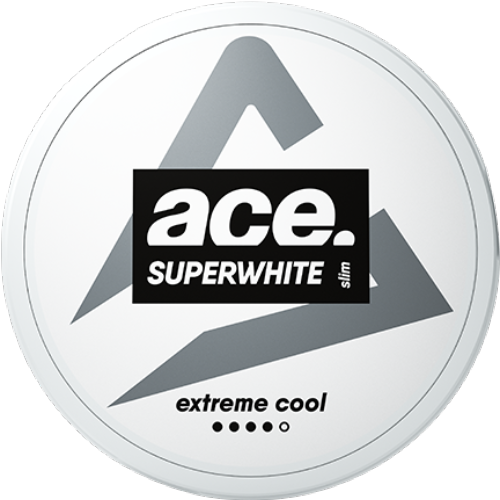 ACE Extreme Cool All White Snus – tobacco-free nicotine pouches with icy menthol-mint flavor for ultimate freshness.
ACE Extreme Cool All White Snus – tobacco-free nicotine pouches with icy menthol-mint flavor for ultimate freshness.