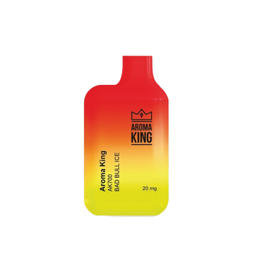 Aroma King Mini Einweg-Vape Bad Bull Ice, 700 Züge, 20mg Nikotin, Energy-Drink-Geschmack