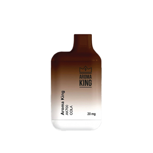 Aroma King Mini Einweg-Vape Cola, 700 Züge, 20mg Nikotin, tragbar und vorgefüllt
Aroma King Mini Einweg-Vape Cola, 700 Züge, 20mg Nikotin, tragbar und vorgefüllt