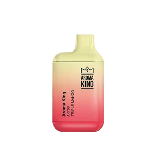 Aroma King Mini Einweg-Vape Triple Mango, 700 Züge, 20mg Nikotin, tropischer Geschmack