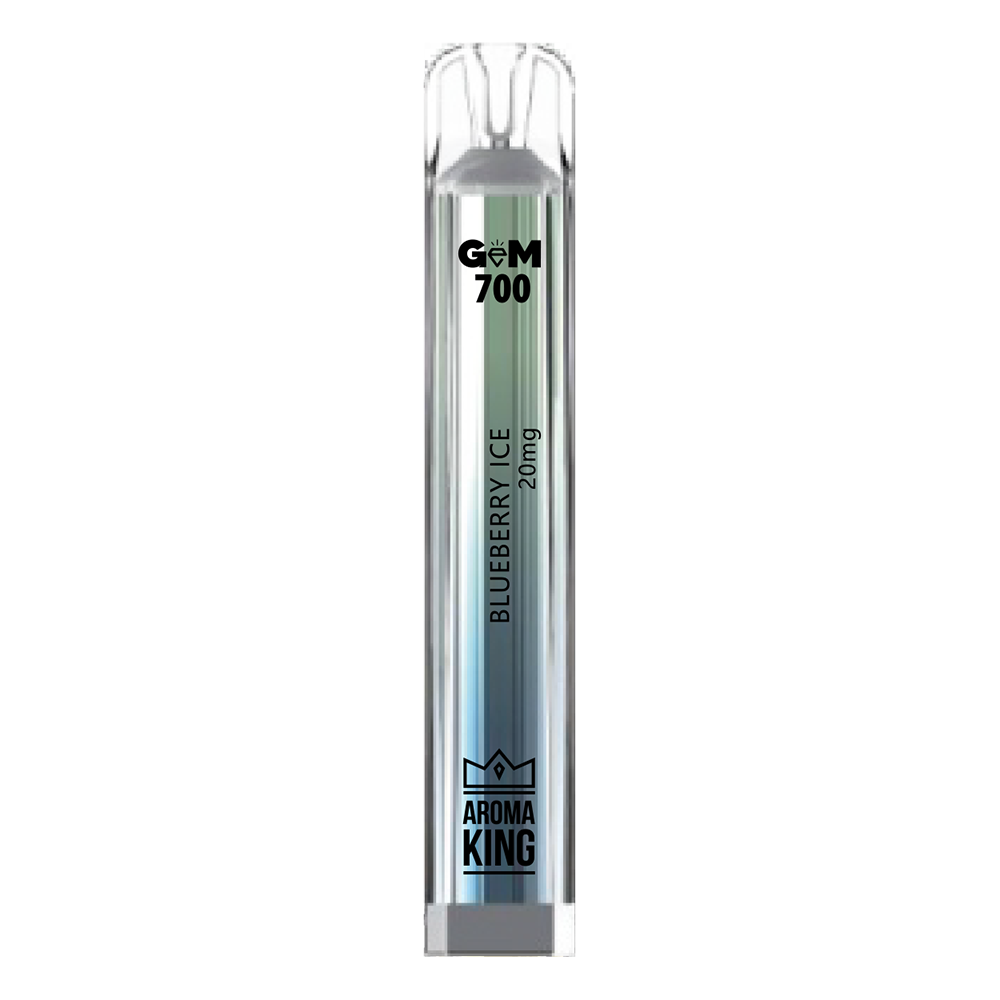 AROMA KING GEM 700 Blueberry Ice disposable vape with sweet blueberry and cool menthol flavor
AROMA KING GEM 700 Blueberry Ice disposable vape with sweet blueberry and cool menthol flavor