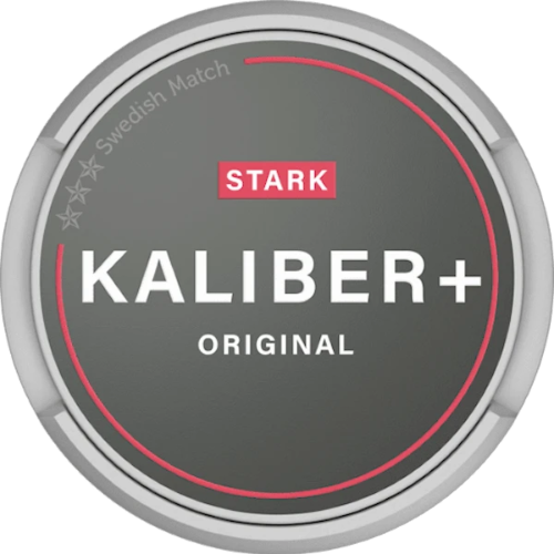 Kaliber Original Strong Snus – bold tobacco taste with cranberry, bergamot and cocoa notes, 11 mg/g nicotine.
