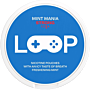 LOOP Mint Mania Slim Strong nicotine pouches with frosty menthol flavor and strong nicotine content
