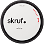 Skruf White Strong #3 – strong white portion snus with pure tobacco flavor, minimal drip and lasting freshness.
