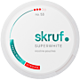 Skruf Super White #3 tobacco-free nicotine pouches with icy mint flavor and slim discreet format
