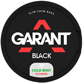 Garant Cold Mint Extreme slim nicotine pouches – premium quality with refreshing mint flavor
