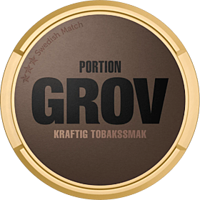 Grov Original Portion Snus, dark tobacco flavor with notes of geranium, herbs and almonds
Grov Original Portion Snus, dark tobacco flavor with notes of geranium, herbs and almonds