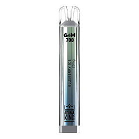 AROMA KING GEM 700 Blueberry Ice disposable vape with sweet blueberry and cool menthol flavor
AROMA KING GEM 700 Blueberry Ice disposable vape with sweet blueberry and cool menthol flavor