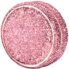 Rose KellyCan luxury box fully covered in hand-set rhinestones for a sparkling rose design
