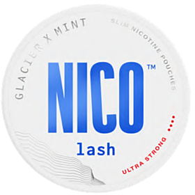 Nico Lash nicotine pouches with icy mint and menthol flavor for a fresh and intense experience
