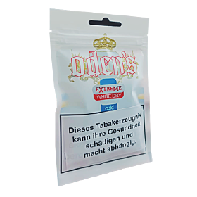 Odens Extreme White Dry Cold Slim Soft Pack 13g snus with strong tobacco aroma and cool peppermint flavor

