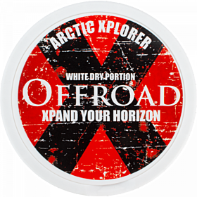 Offroad X Arctic Xplorer snus with icy mint flavor, spicy tobacco character and extreme 45 mg/g strength.
Offroad X Arctic Xplorer snus with icy mint flavor, spicy tobacco character and extreme 45 mg/g strength.