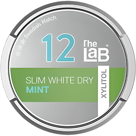 The Lab Slim White Strong Mint Snus – discreet slim pouches, strong nicotine and fresh mint flavor for comfort.
