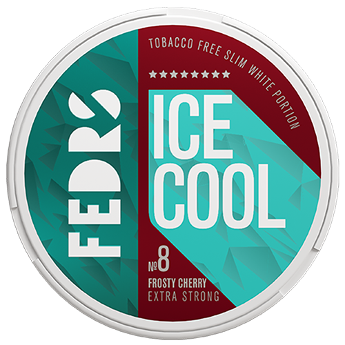 FEDRS ICE COOL Frosty Cherry 8 schlanke Nikotinbeutel mit süßem Kirschgeschmack und hohem Nikotingehalt
FEDRS ICE COOL Frosty Cherry 8 schlanke Nikotinbeutel mit süßem Kirschgeschmack und hohem Nikotingehalt