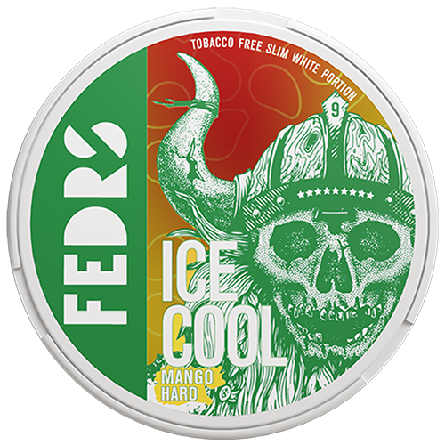 FEDRS ICE COOL MANGO HARD schlanke Nikotinbeutel mit exotischem Mangogeschmack und 65 mg/g Nikotingehalt
FEDRS ICE COOL MANGO HARD schlanke Nikotinbeutel mit exotischem Mangogeschmack und 65 mg/g Nikotingehalt