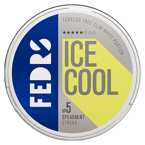 FEDRS ICE COOL SPEARMINT 5 schlanke Nikotinbeutel mit starkem Minzgeschmack und hohem Nikotingehalt
FEDRS ICE COOL SPEARMINT 5 schlanke Nikotinbeutel mit starkem Minzgeschmack und hohem Nikotingehalt