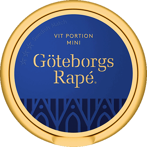 Göteborgs Rapé White Mini Swedish snus – mild white portion mini snus with tobacco, juniper, lavender and citrus notes