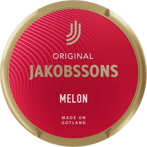 Jakobssons Melon snus with sweet, refreshing melon flavor for a fruity and smooth experience.
