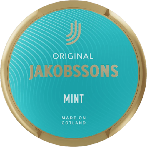 Jakobssons Mint snus with fresh mint flavor for a cool, clean taste and smooth nicotine experience.
Jakobssons Mint snus with fresh mint flavor for a cool, clean taste and smooth nicotine experience.