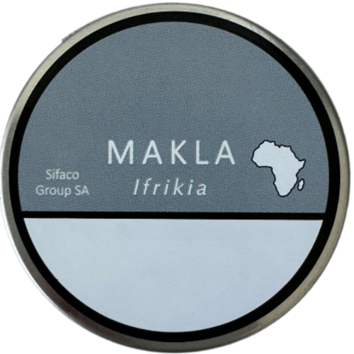 Makla Ifrikia Belgian chewing tobacco with 33% tobacco and natural ingredients for strong snus experience
