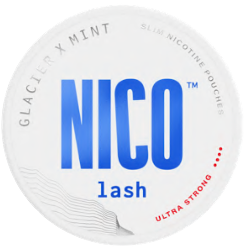Nico Lash nicotine pouches with icy mint and menthol flavor for a fresh and intense experience
Nico Lash nicotine pouches with icy mint and menthol flavor for a fresh and intense experience