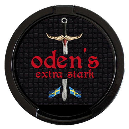 Oden's Extra Stark snus with strong traditional tobacco flavor in classic moist portion for fast release
