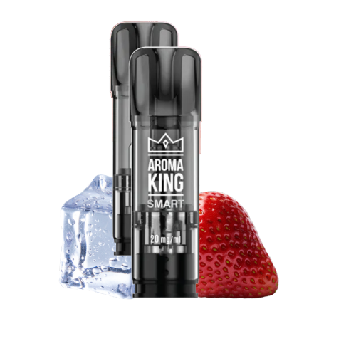 Aroma King SMART Strawberry Ice pod – sweet strawberry and icy flavor, 700 puffs per pod
