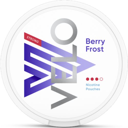 Velo Berry Frost Strong – schlanke Nikotinbeutel mit Waldbeerengeschmack und kühlendem Effekt.
Velo Berry Frost Strong – schlanke Nikotinbeutel mit Waldbeerengeschmack und kühlendem Effekt.