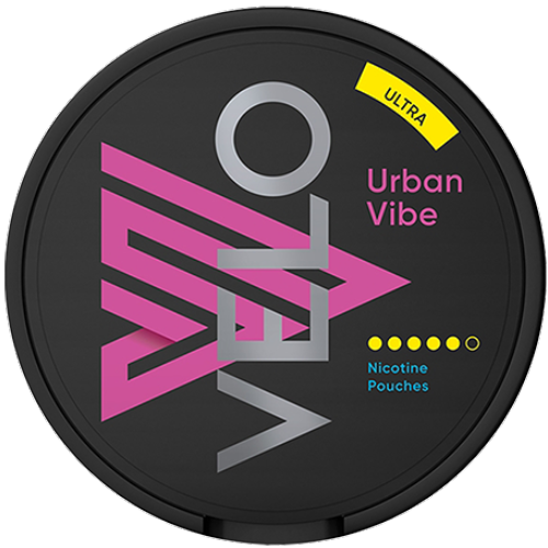 Velo Urban Vibe Ultra Nikotinbeutel mit Kirsch-, Cranberry- und roten Fruchtaromen im diskreten Slim-Format
Velo Urban Vibe Ultra Nikotinbeutel mit Kirsch-, Cranberry- und roten Fruchtaromen im diskreten Slim-Format