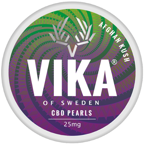 Vika CBD Pearls Afghan Kush 25mg, Cannabidiol-Perlen für Entspannung und Stressabbau